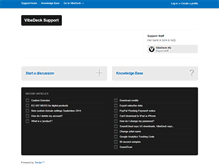 Tablet Screenshot of help.vibedeck.com